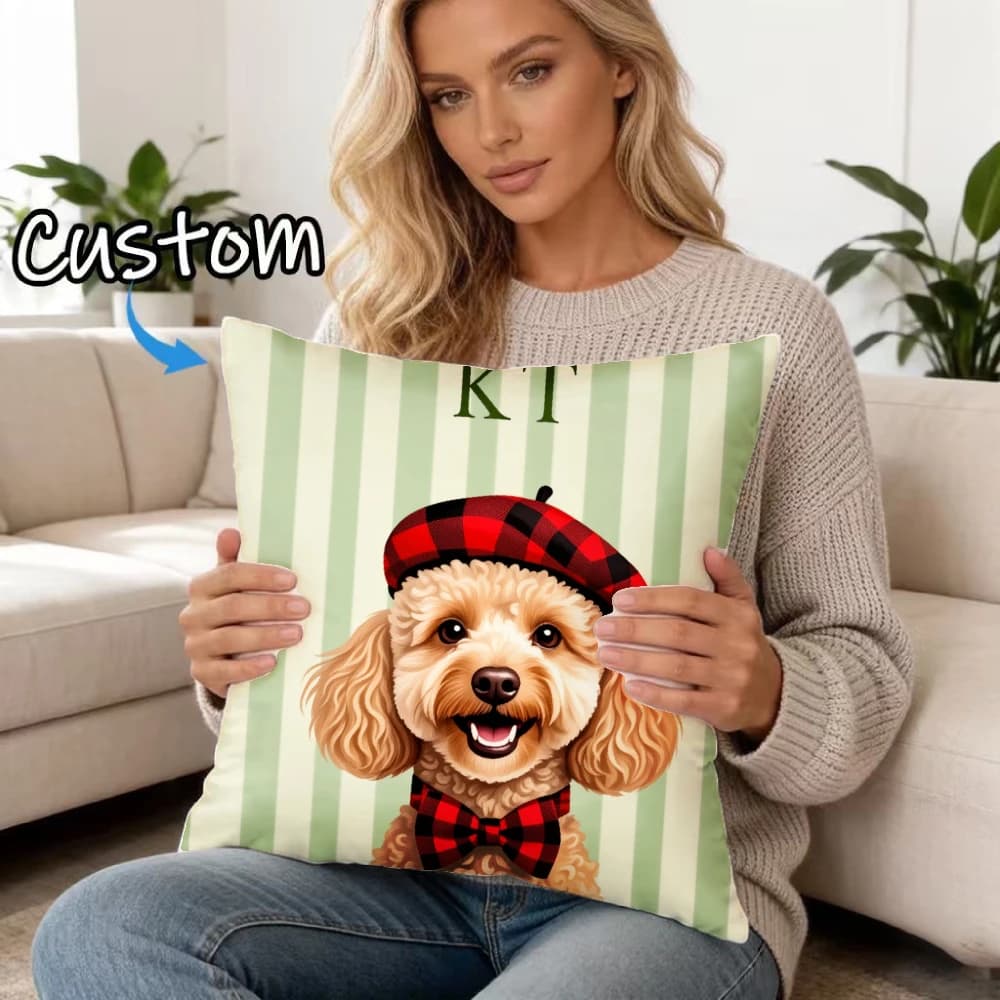 Custom pillowcase Using Pet Photo Name Custom Cat Dog Pillow Personalized Cat Cases Cat Picture Pillow Pet Picture Cushion