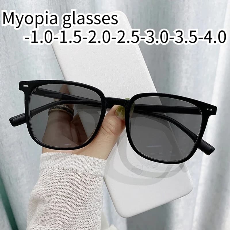 Ladies' Box Fashion Trendy Sunglasses Myopia Glasses Outdoor Travel Driving Suns Myopia Glasses
