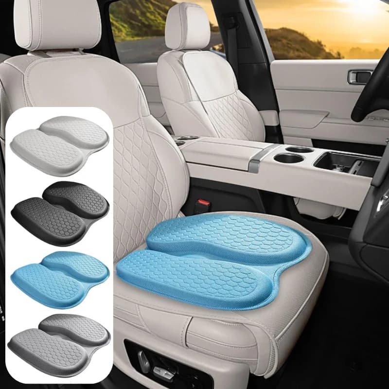 Cuscino Coprisedile Singolo 3D Estivo in Gel Traspirante con Design a Nido d'Ape Rinfrescante per Auto, Casa, Sedie da Ufficio - Accessori Universali per Auto