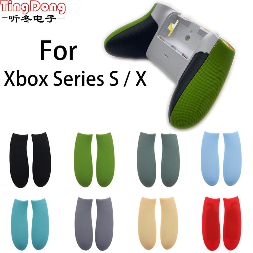 Maniglia posteriore in gomma morbida lato sinistro destro per ingranaggi di ricambio posteriori per controller Xbox Series SX