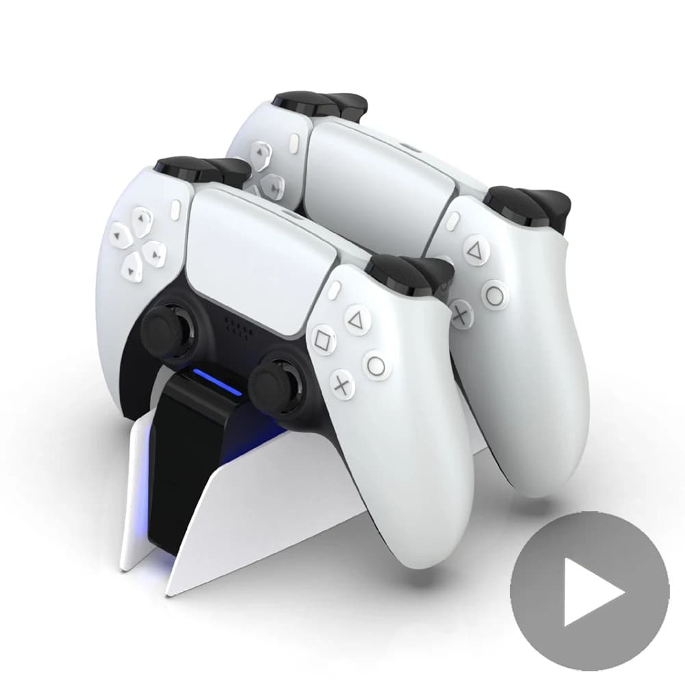 Caricabatterie per Sony Play Station Playstation PS 5 Controller PS5 Controllo Dualsense Stand Accessori Supporto per gamepad Supporto per comando