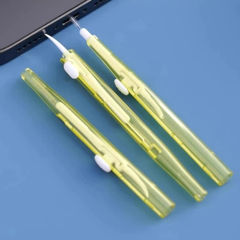 1/3/5PCS Porta di ricarica USB C Mini spazzola di pulizia universale Kit di pulizia per rimozione tappo antipolvere in metallo per iPhone Auricolare pulito