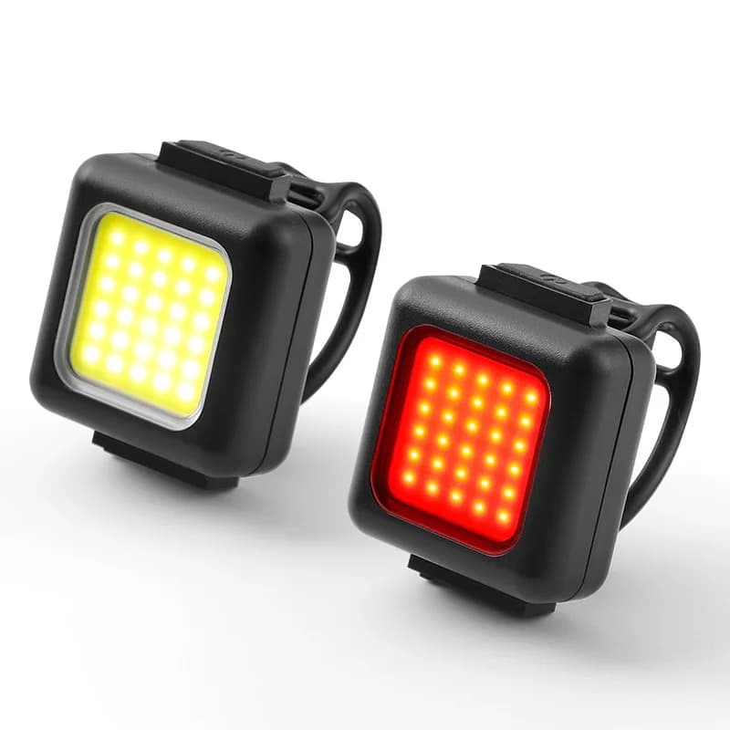 Mini mountain bike front light for multifunctional bicycle with buckle for outdoor backpack for bicycle safety