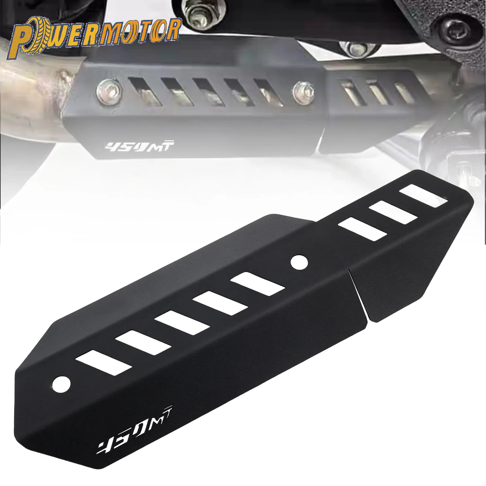 Protezione per Tubo di Scarico Moto, Copertura Termica Antiscottatura per CFMOTO 450MT 2024 2025, Accessori