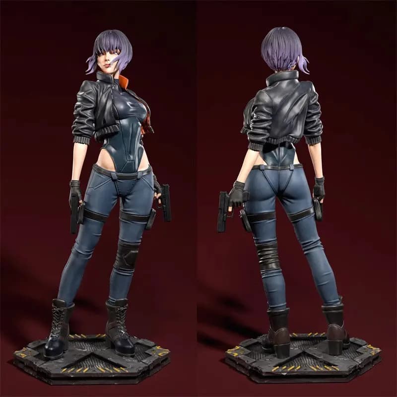 1/24 1/18 Kit modello in resina THE GHOST IN THE SHELL Girl Figurine 1/24 7.5cm Non verniciato Verniciato 1356