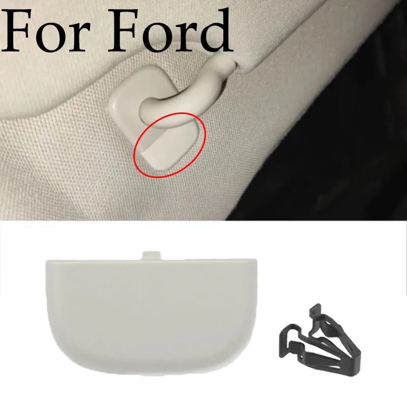 2 pezzi grigio auto visiera parasole clip DS7Z4273AA per Ford per Fusion 2013 2014 2015 2016 accessori auto