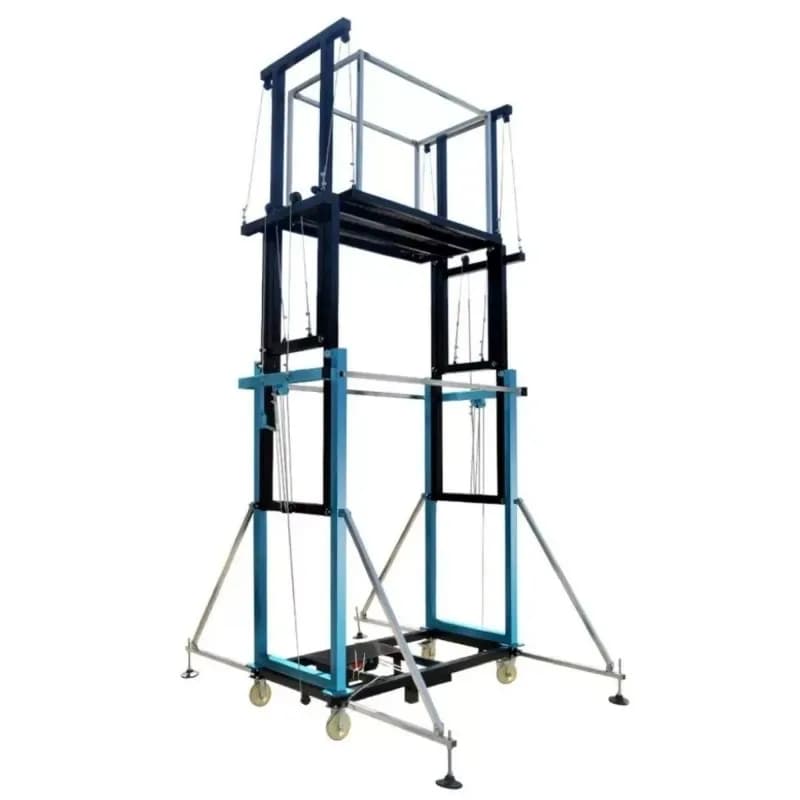 Impalcatura portatile pieghevole YG 230V Piattaforma di sollevamento Impalcatura elettrica per ascensore a forbice