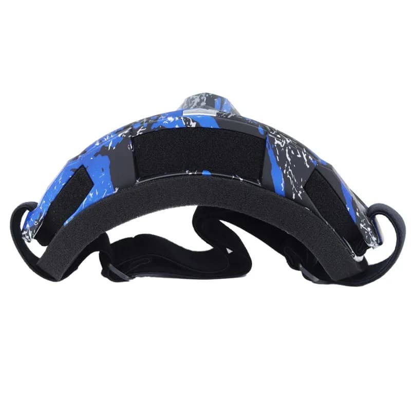 Occhiali da equitazione per moto Maschera da motocross Occhiali da sci per adulti rimovibili