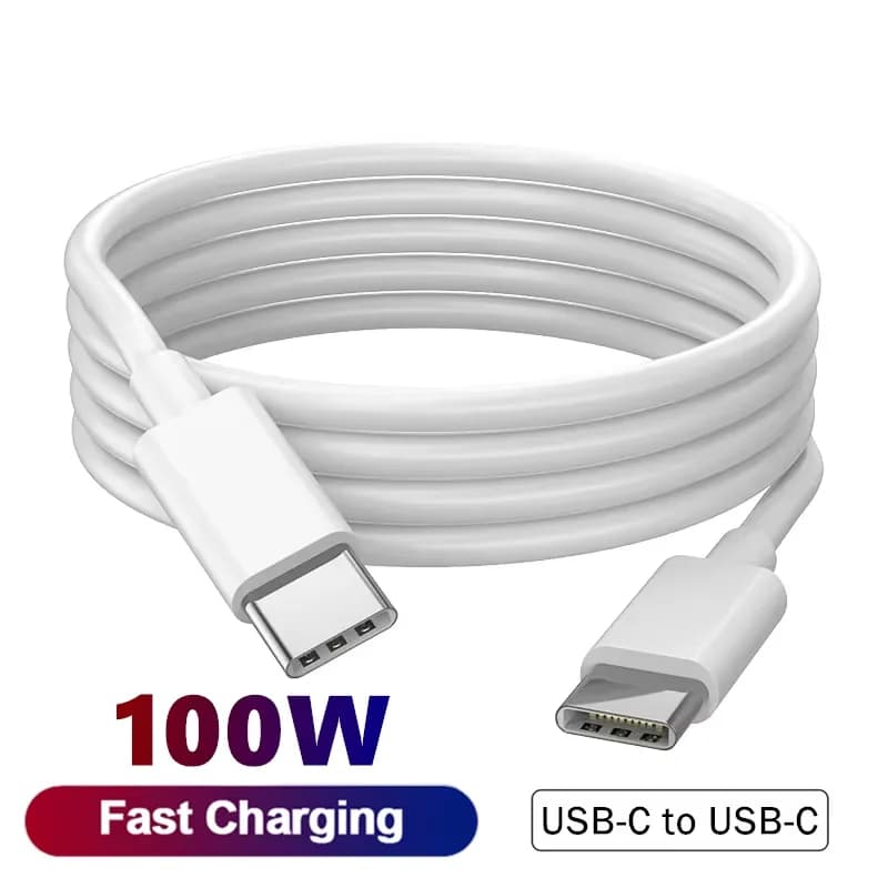 USB C 100 W USB C USB Data Cable Quick Charging Data Cable for Huawei Samsung Xiaomi MacBook iPad Data Line Type C to Type C