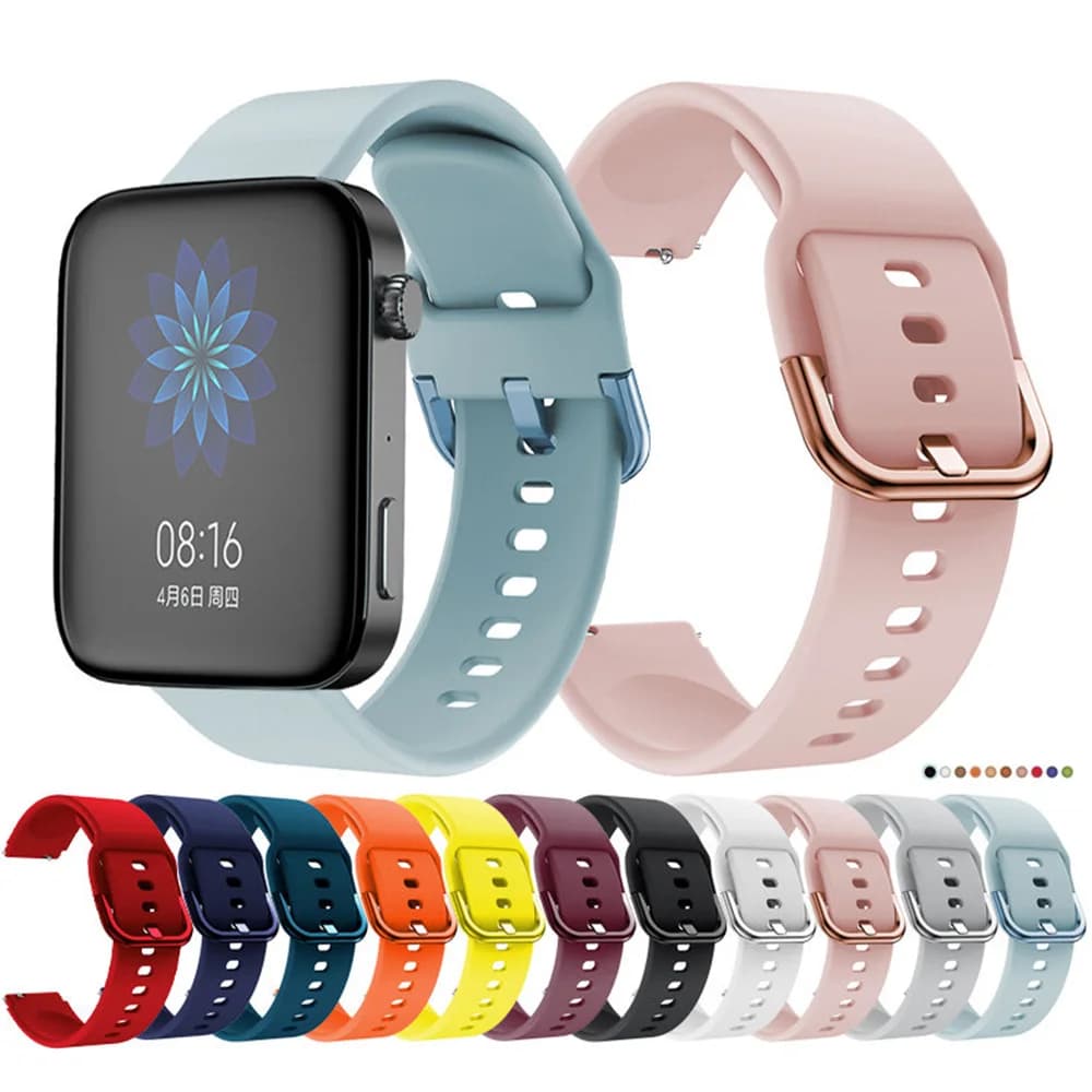 20/22MM bracelet for Redmi Watch 5 lite sports strap for Xiaomi Mi Watch 5 silicone strap active smartWatch bracelet accessories