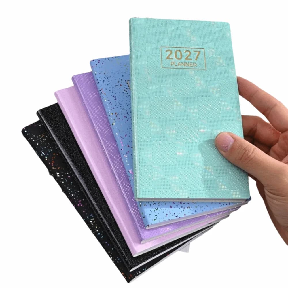 Gifts 2027 A6 Planner Notebook Multicolor Lined Pages 2027 Planner Portable Weekly Planner Daily Scheduling