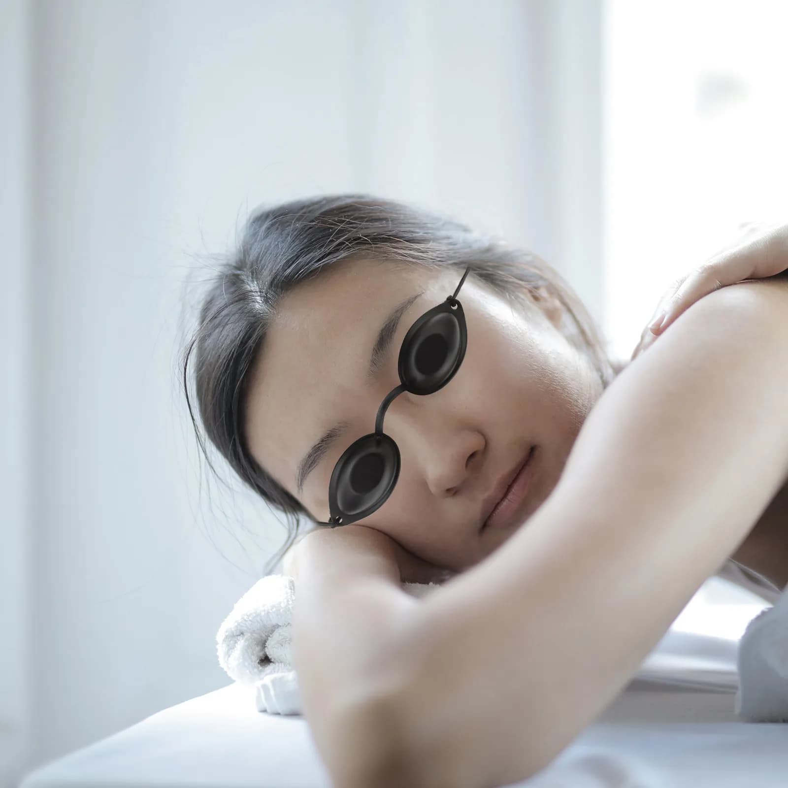 Occhiali IPL Premium in Plastica, Occhiali di Sicurezza per Procedure di Terapia della Luce, Sbiancamento Denti, Rimozione Tatuaggi, Abbronzatura UV