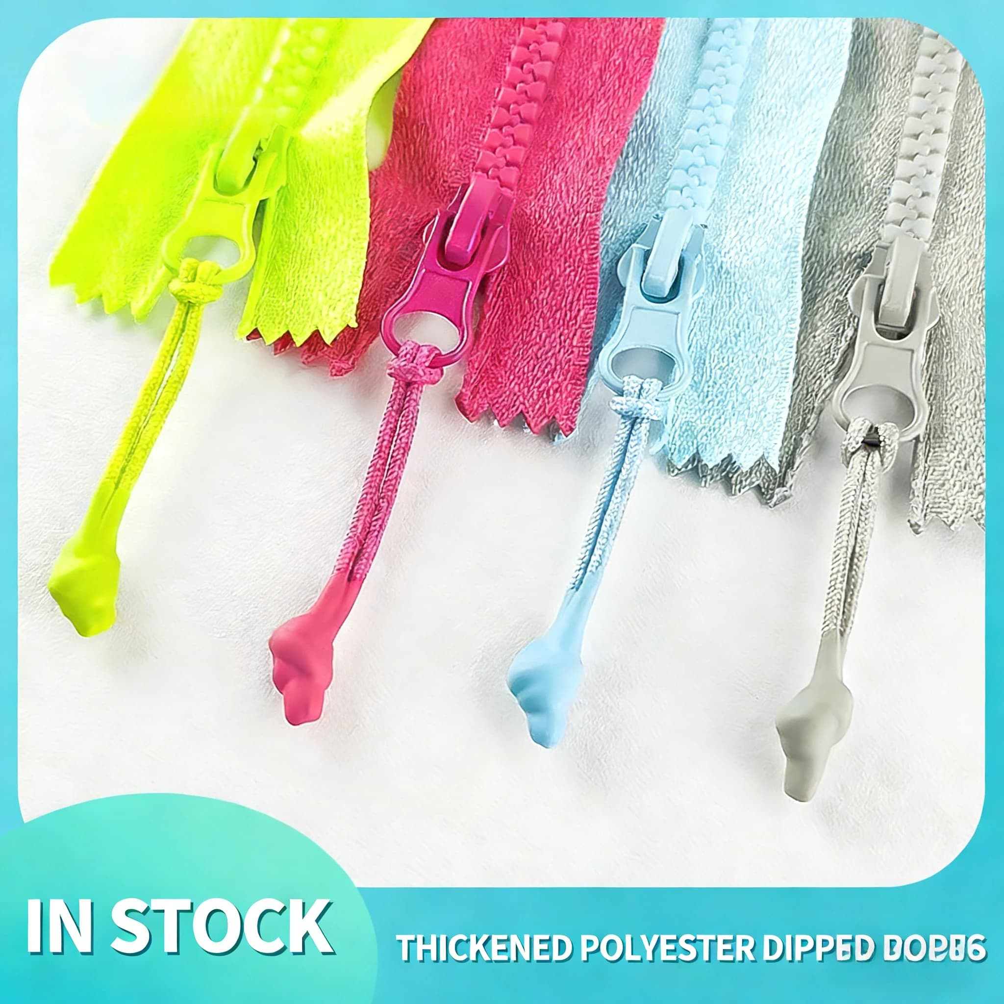 10 Pezzi di Tiranti per Cerniere in Silicone con Design a Nodo, Resistenti e Rivestiti in Gomma, per Borse, Abbigliamento e Progetti Fai-da-Te