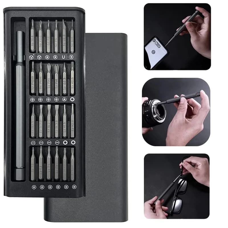 25 In 1 Magnetic Precision Screwdriver Set Mini Portable Screwdriver Kit For Mobile Phone Laptop Camera Repair Professiona Tools