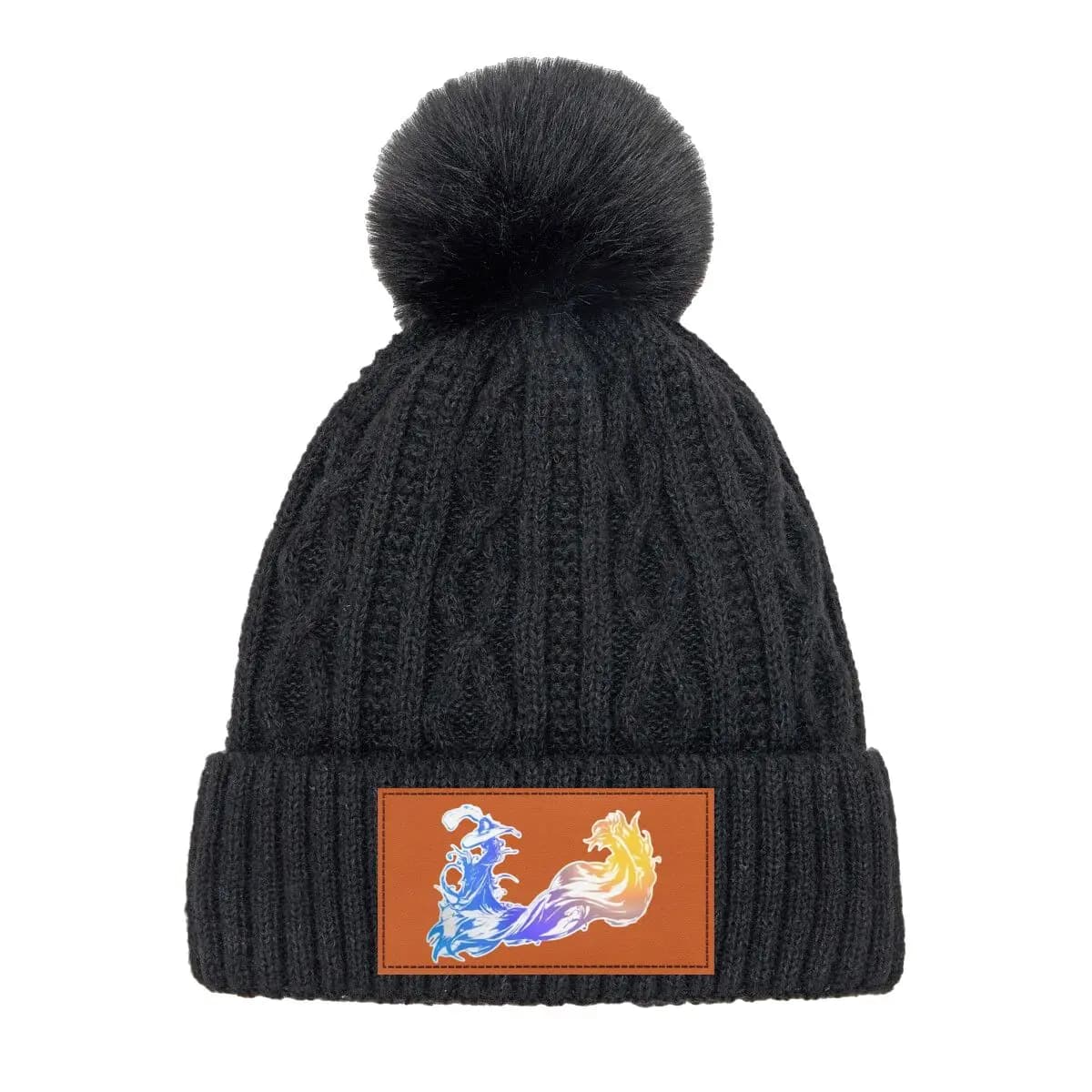 Berretto da donna con pompon alla moda Elemental Witch Art Graphic 2025