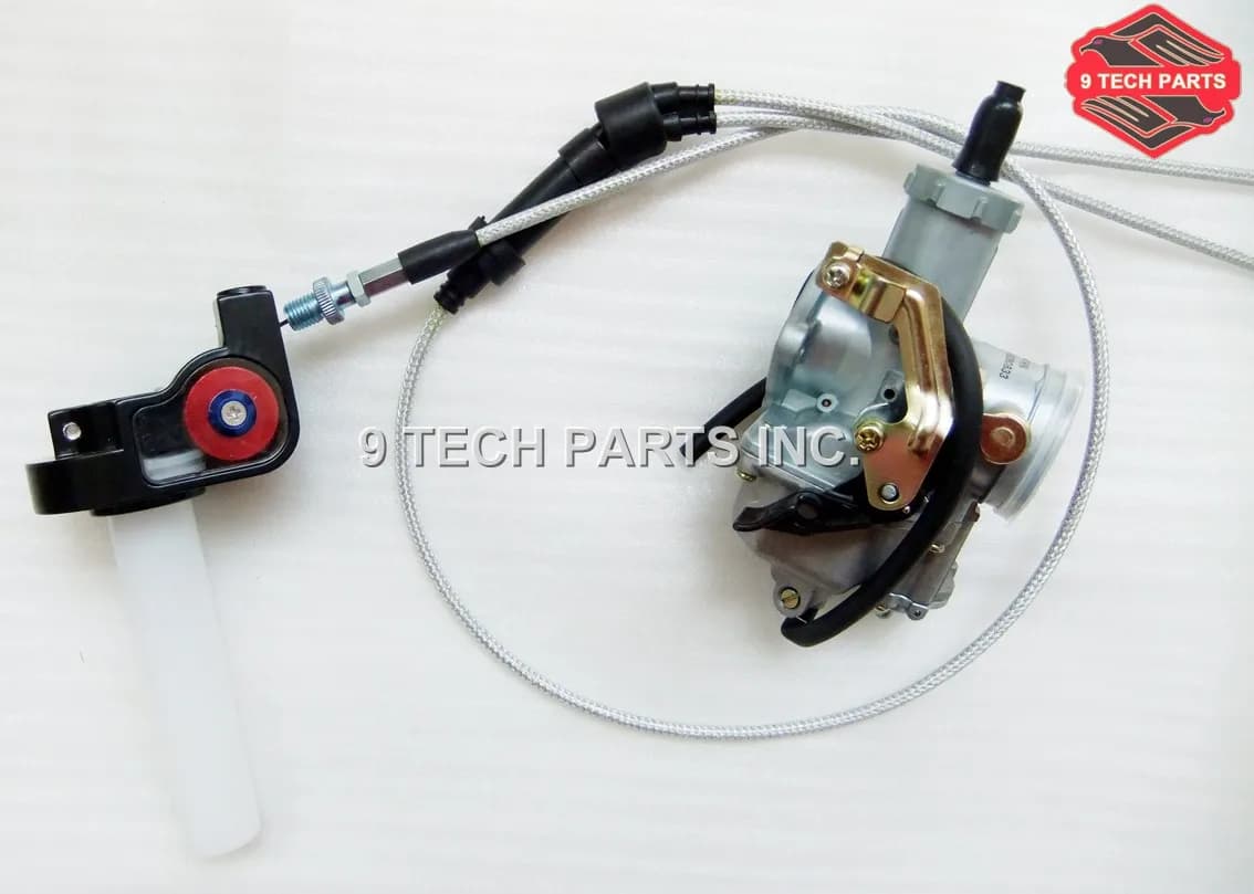 Kit carburatore PZ30 30mm Pompa di accelerazione Powerjet Carburatore + Twister + Cavo per Dirt Pit Bike ATV Quad 175-250cc