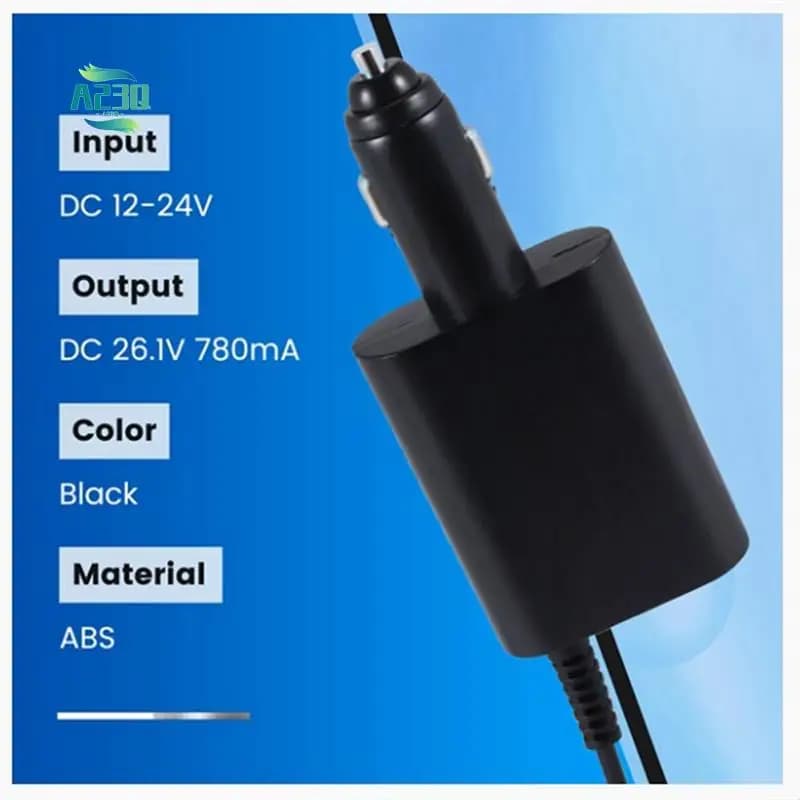 Adattatore di alimentazione per caricabatteria da auto DC A23Q-26.1V 0.78A per Dyson: V6 V7 V8 DC58 DC59 SV03 SV04 SV05 SV06 Nuovo aspirapolvere