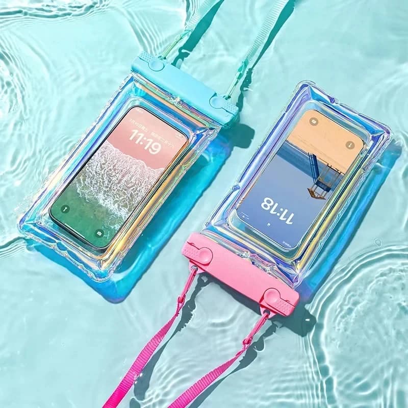 Custodia Impermeabile per Cellulare, Borsa Touch Screen Specifica per Nuoto e Parchi Acquatici, Borsa Portaoggetti per Attrezzatura da Rafting, Custodia Laser per Telefono