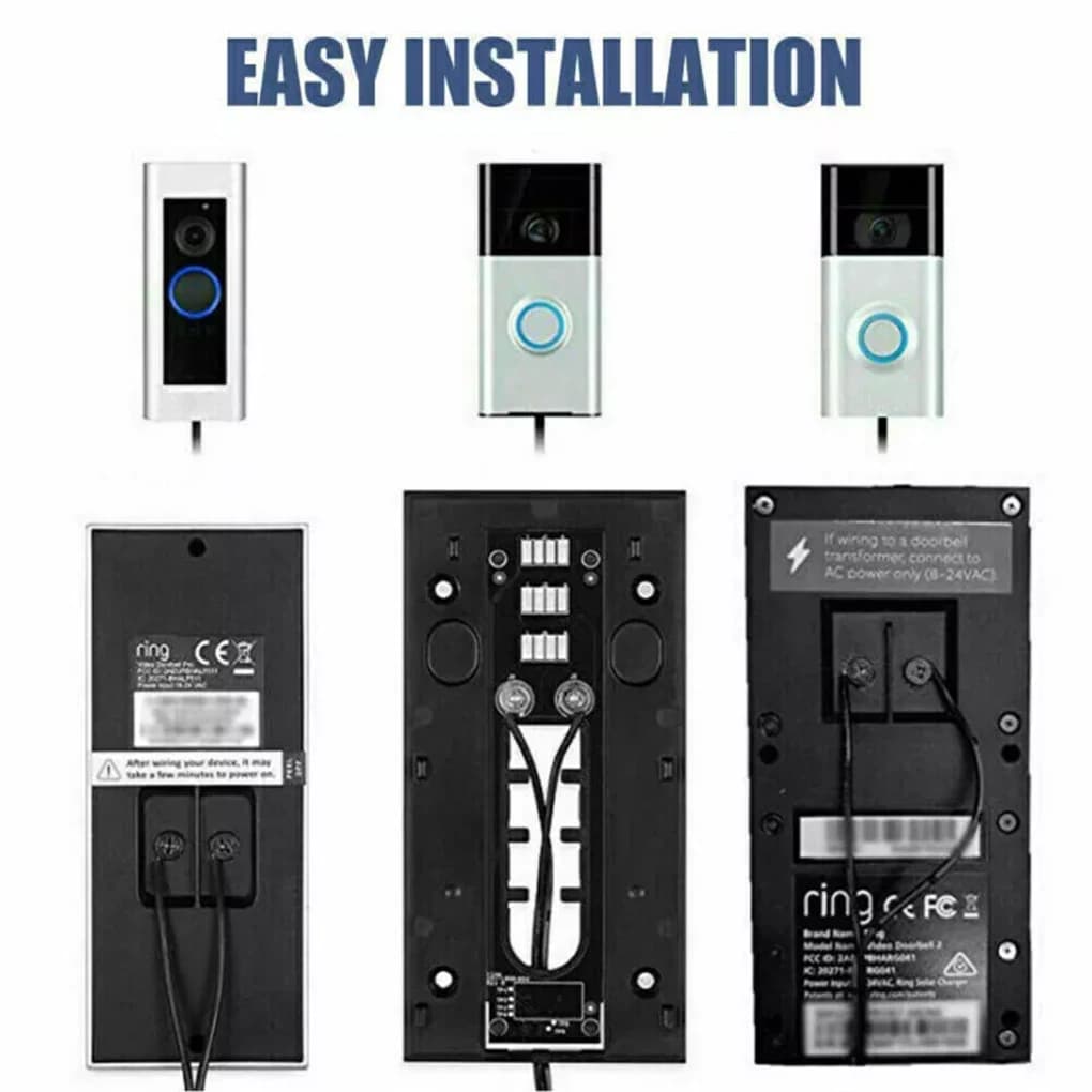 Per caricabatterie trasformatore per telecamera campanello 18V AC Caricatore per spina EU US UK per adattatore di alimentazione campanello per porta videocitofono intelligente Wifi