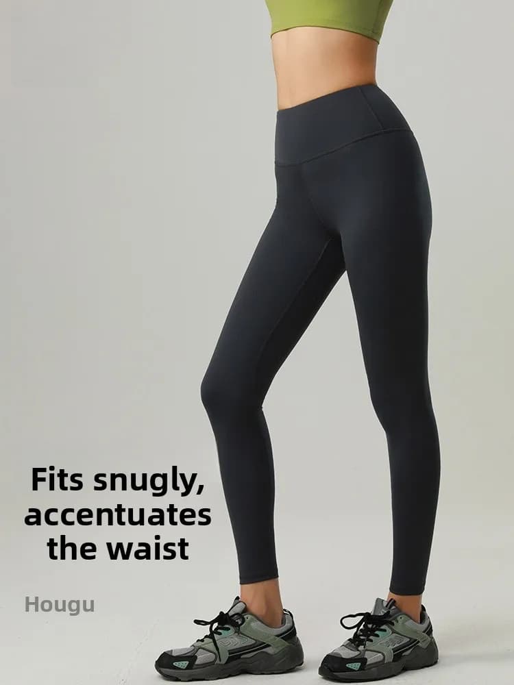 Pantaloni Yoga a Vita Alta da Donna, Moda Primaverile, Elastici, Traspiranti, Comodi, in Nylon e Spandex