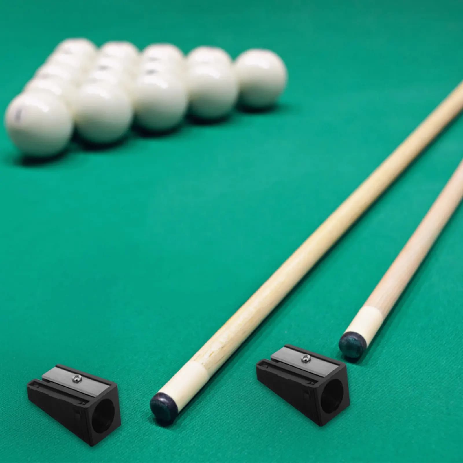 1Pair Billiard Cue Tip Trimmer Repair Tool Pool Cue Shaper Enhancer for Stability Accuracy Easy Use Billiard Accessories