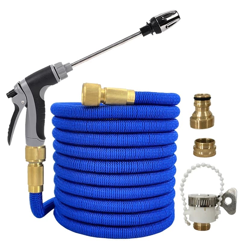 High Quality Hose Flexible Expandable Garden Hose High Pressure Nozzle Spraye Washer Gun Car Wash Hose Expandable Garden Water