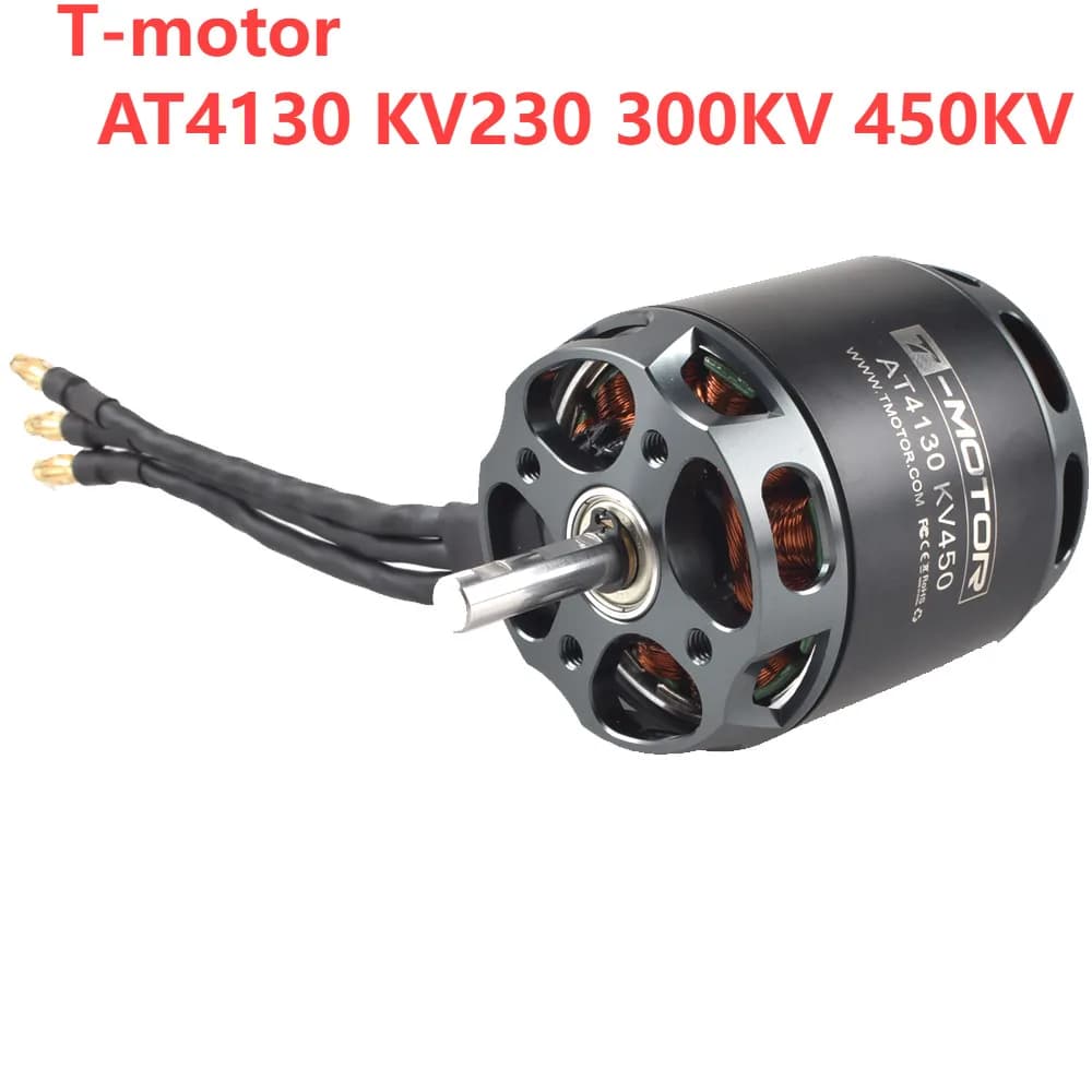Motore Brushless T-MOTOR (T-HOBBY) AT4130 KV230 300KV 450KV Personalizzato per Droni UAV, Motore Elettrico per Ala Fissa OEM o ODM