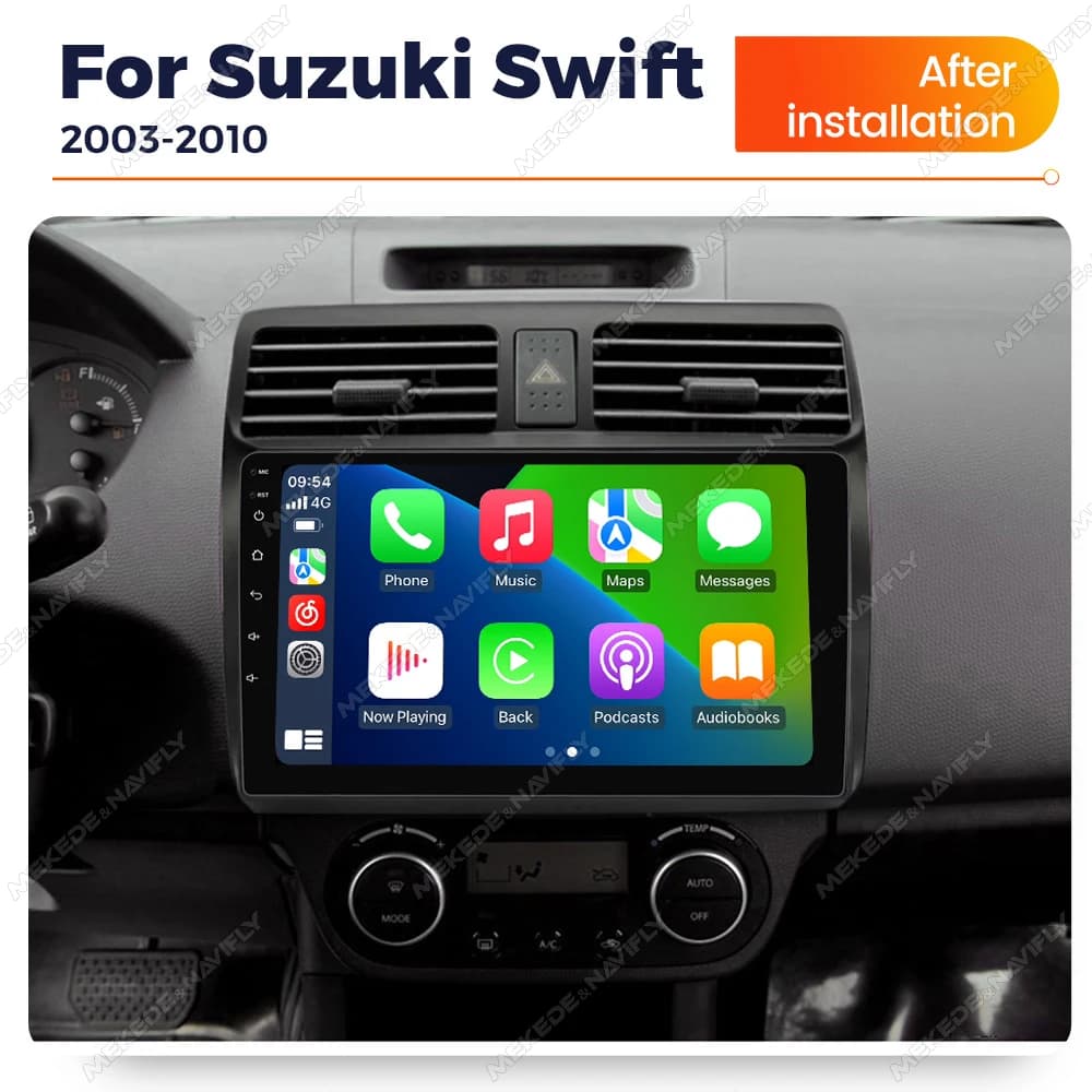 MEKEDE 2 Din Wireless Carplay For Suzuki Swift 2003-2010 Car Radio Multimedia GPS Navigation autoradio Intelligent audio system
