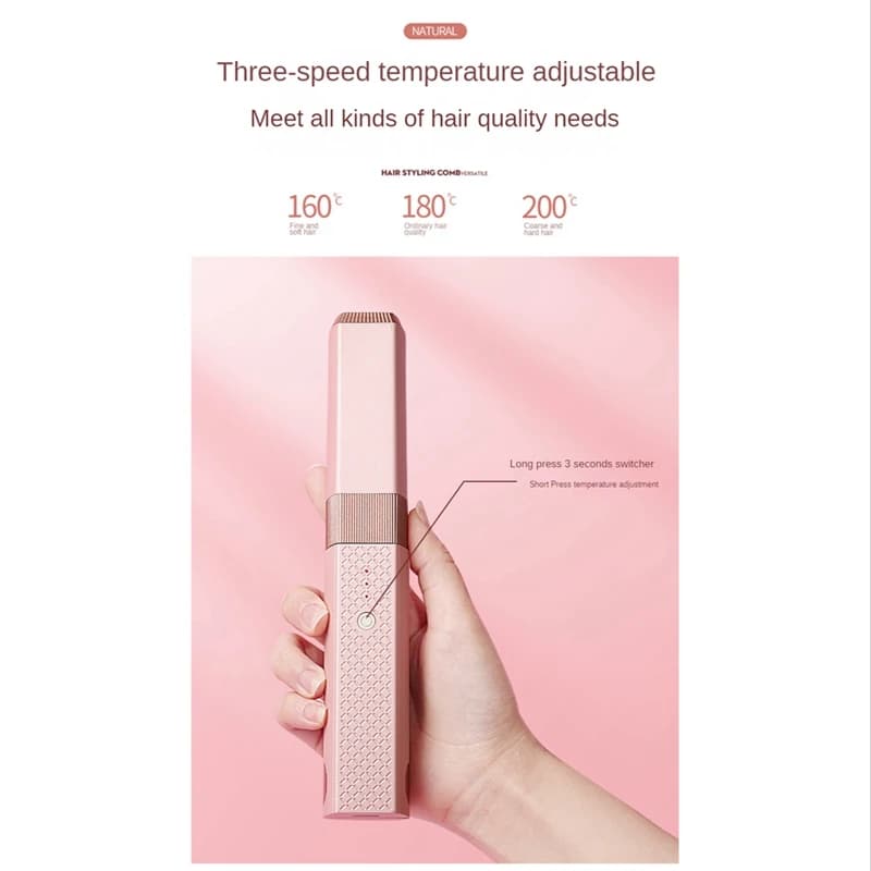 hair curler Hair drier Steck for smoothing Wireless Hair Stick for smooth hair Stick for straight curling portable interior