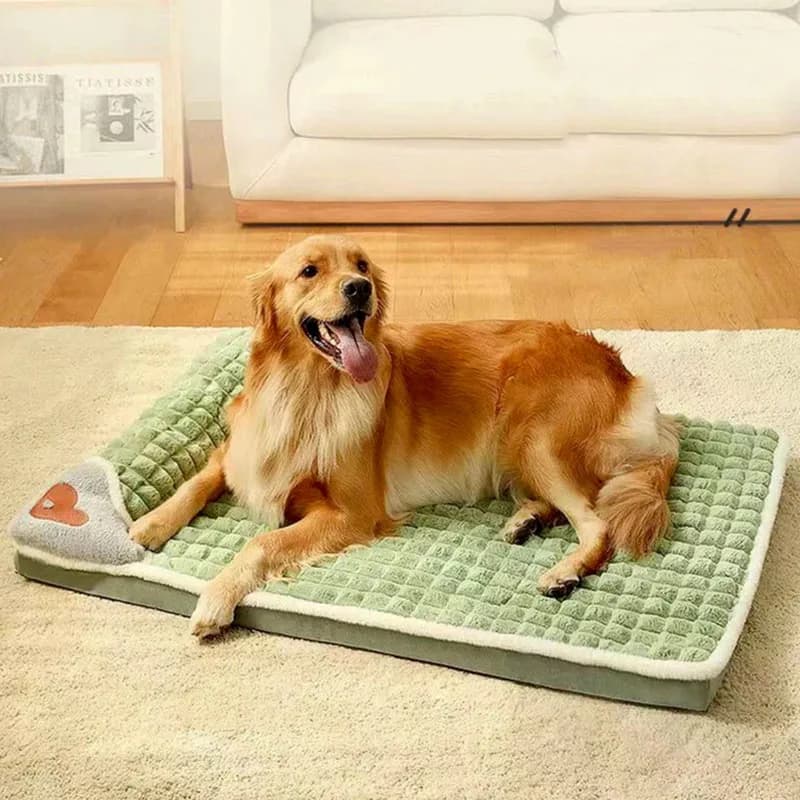 Tappetino per letto per cani Peluche per animali domestici Confortevole casa per cani Proteggi la colonna cervicale Staccabile Casa per cani Cuscino per passeggino per cuccioli Comfort Coft Pet