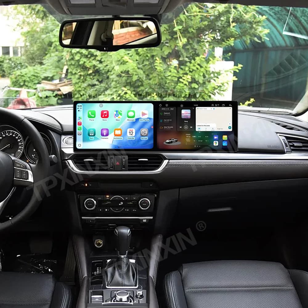 11.5" Dual Screen Android Carplay Car Radio Strero For Mazda Atenza 2017~2019 Navigation GPS Car Multimedia Player Head Unit