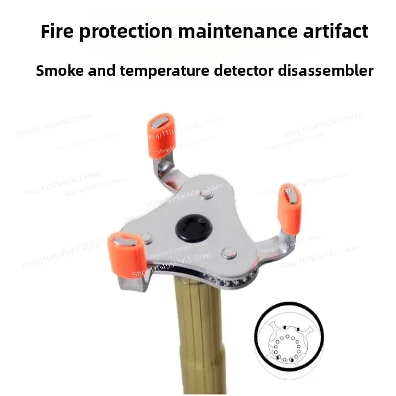 Strumento multifunzionale senza climi per rilevatori di fumo, specializzato per l'installazione e la manutenzione del rilevatore di fumo e temperatura antincendio