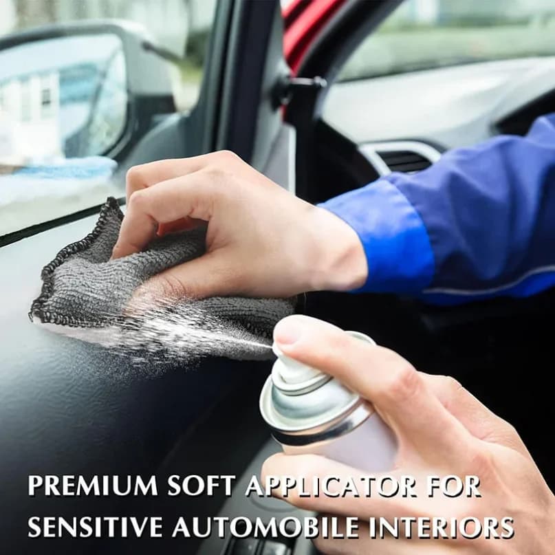 2-10 Pezzi Spugna Morbida in Microfibra a Doppio Lato per Pulizia Auto, Pelle e Dettagli, Strumenti per Detailing Auto