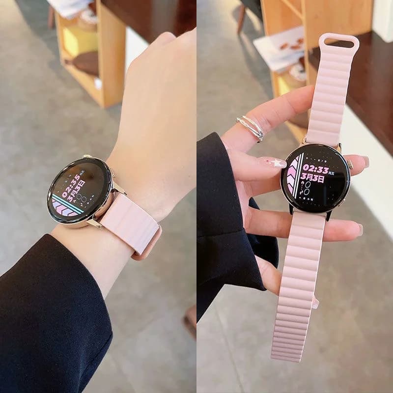 Cinturino ad anello magnetico per Samsung Galaxy Watch 7 6 5 4 40MM 44MM 4 6 Classic 46 42 43 47mm 5 Pro Band cinturino in silicone 20mm 22mm