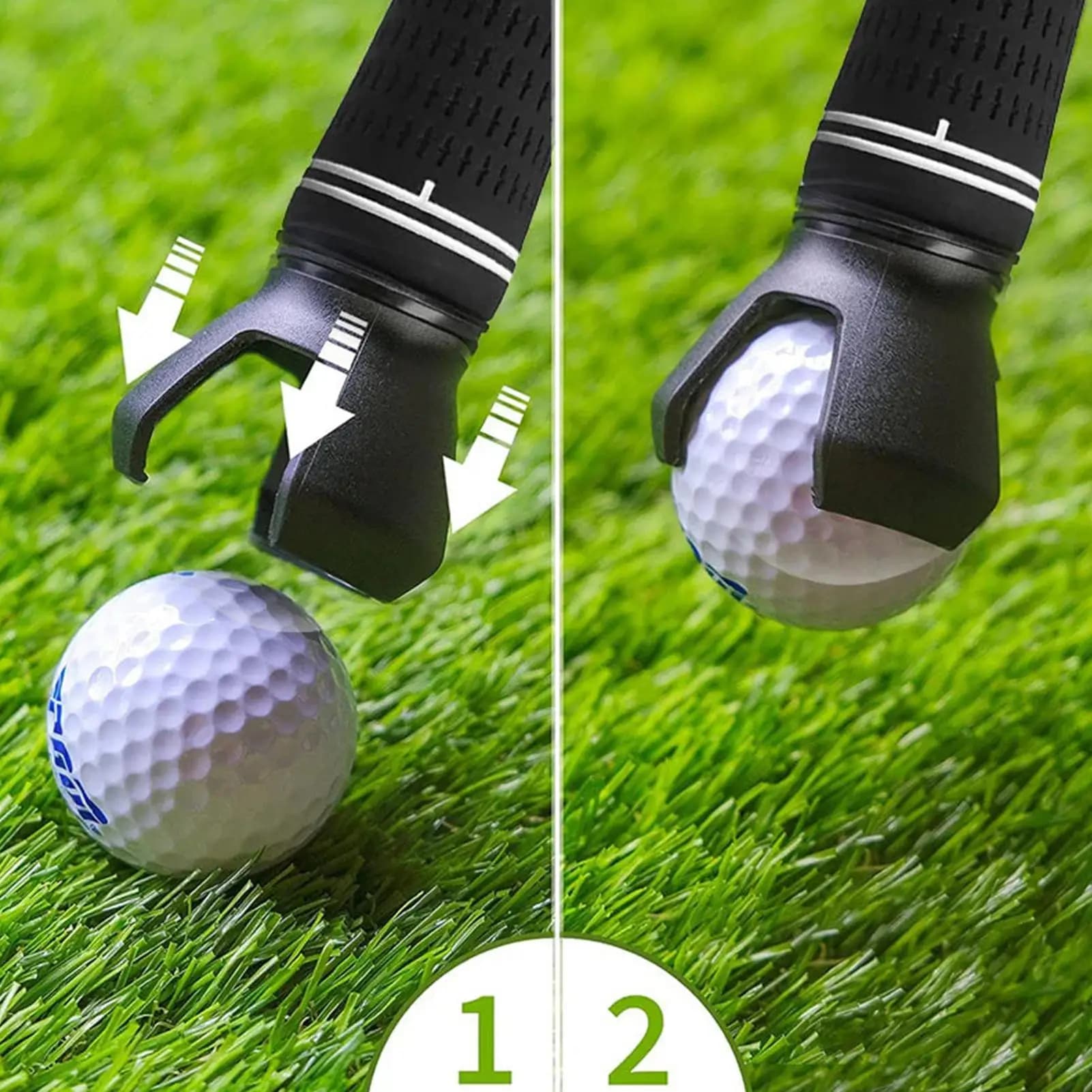 Golf Ball Picker Golf Ball Retriever Upper For Putter Sports Training Accessories Portable Pick Up Retriever Claw Sucker Tool