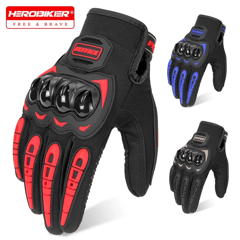 Motorcycle Gloves Touch Screen Off-road Motorcycle Gloves Summer Breathable Motorcycle Gloves Motorcycle Equipment