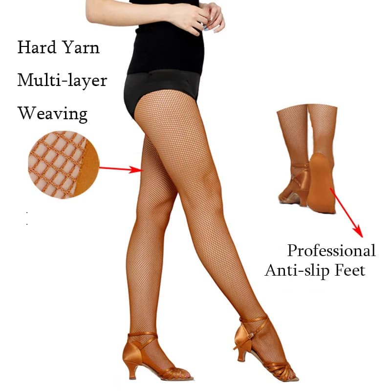 Women's Professional Collants for Latin Dance and Ball from Sala, to Rete, in Resistant and Elastic Yarn