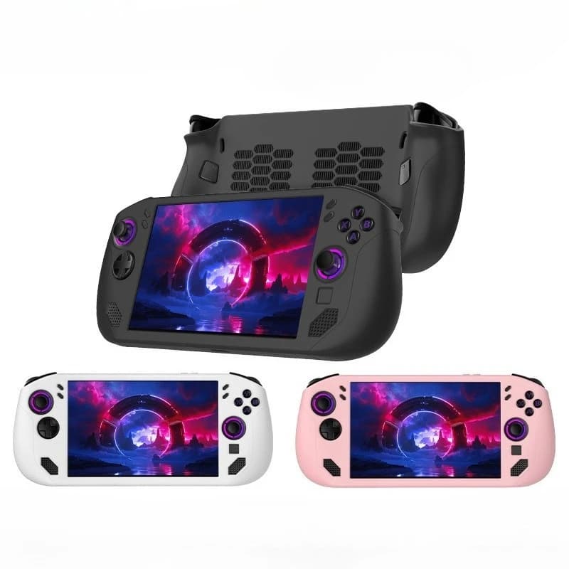 Silicone Case for Legion Go S Gaming Handheld Anti-Scratch Protection Cover Protector Case Protective Sleeve Games Accessories