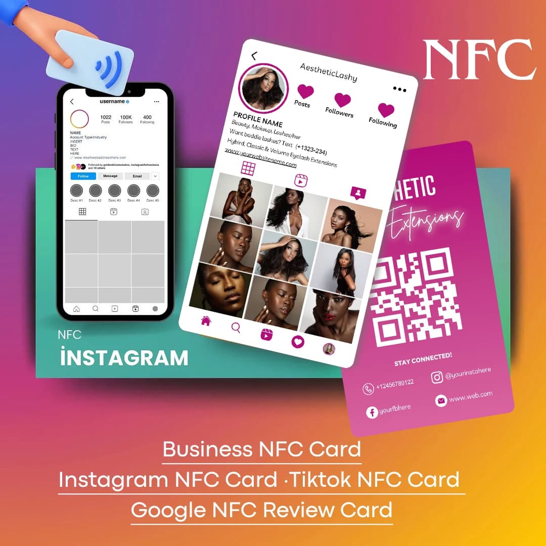 Biglietti con nome NFC personalizzati con logo Socialmedia Progetta la tua biglietto da visita NFC intelligente Biglietto di fedeltà Carta regalo Biglietto di revisione Google