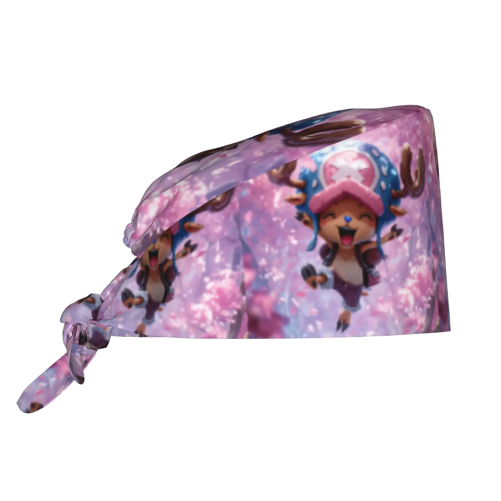 Cappello da lavoro monopezzo Tony's Choppers per uomo e donna, con stampa cartone animato cervo, per infermieri e operatori sanitari