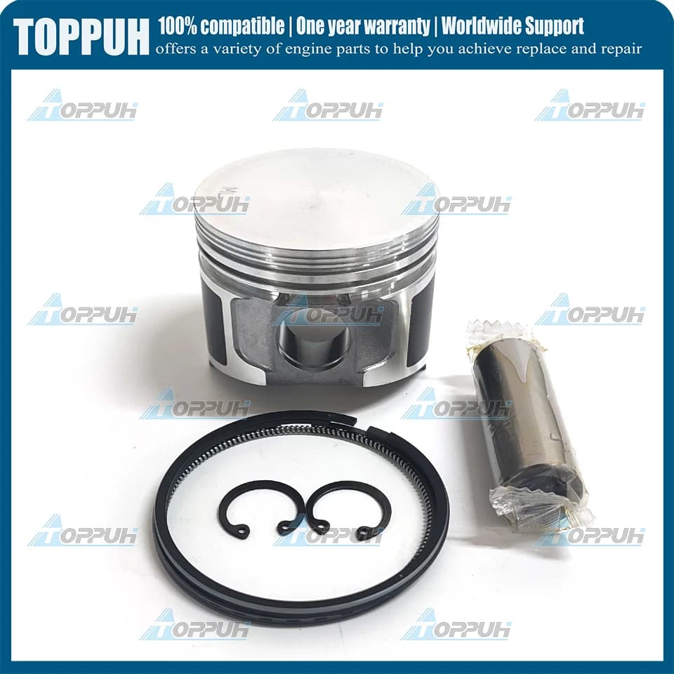 1 set di pistoni e anelli nuovi per motore Yanmar 3TNE68