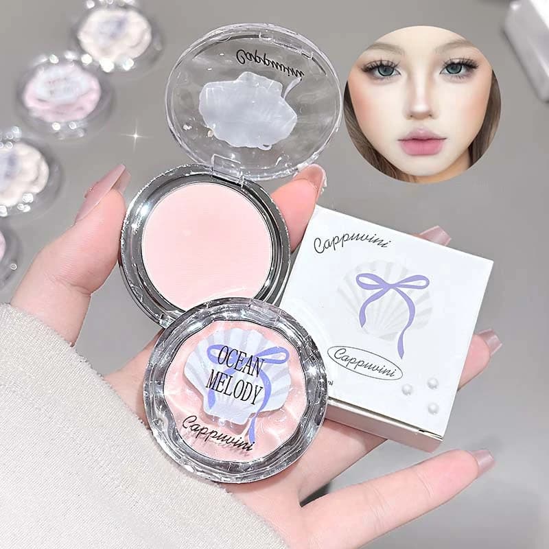 Natural Highlighter Powder, Fine Shimmer Face Brightening Contour Palette, Stereo Glow Daily Parties Satge Gift Cosmetic