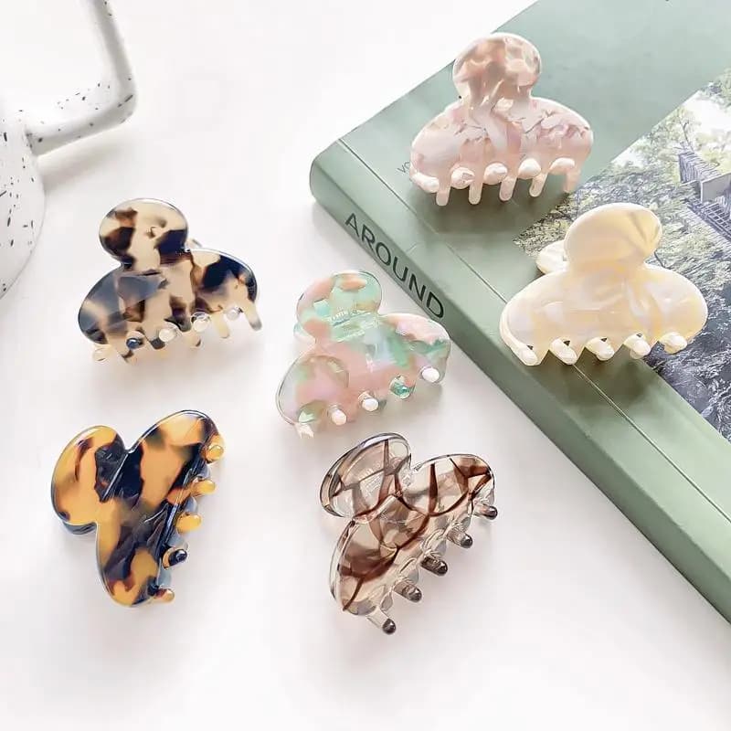 2026 New Korean Style Hair Claw Clip Fairy Hair Clips Mini Delicate Hair Claw Pretty Hairclip Accessories For Women