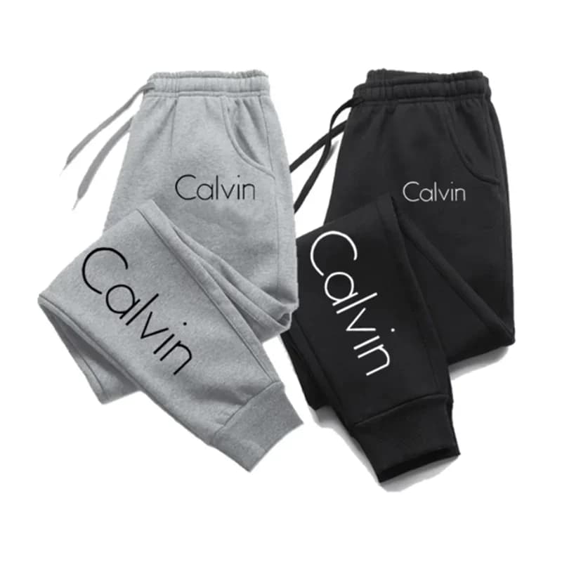 Men's and women's printed sports racing pants, long sweatshirt pants with autumn waist belt, solid gym pants, universal gym clothing