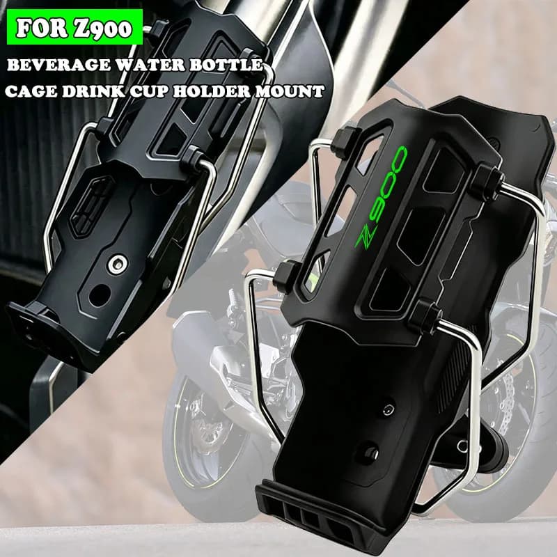 Motorcycle Handlebar Bumper Adaptive Water Bottle Bracket For Z900 Z900SE Z900RS Z 900 SE RS 2017-2025 2026