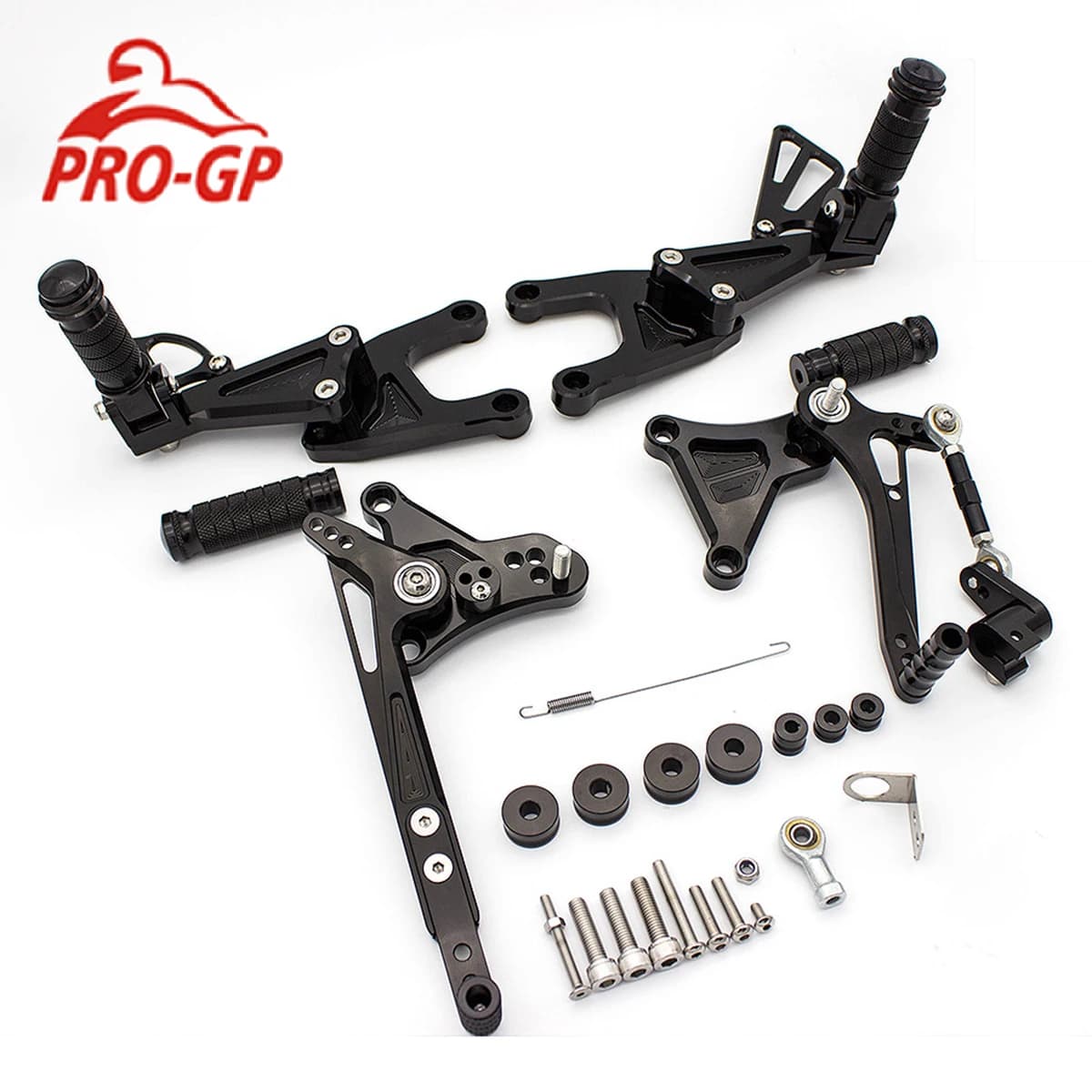Per Benelli TNT125 TNT135 2016-2024 Moto Rearset Pedane Pedane Poggiapiedi Pioli Pedali Posteriori