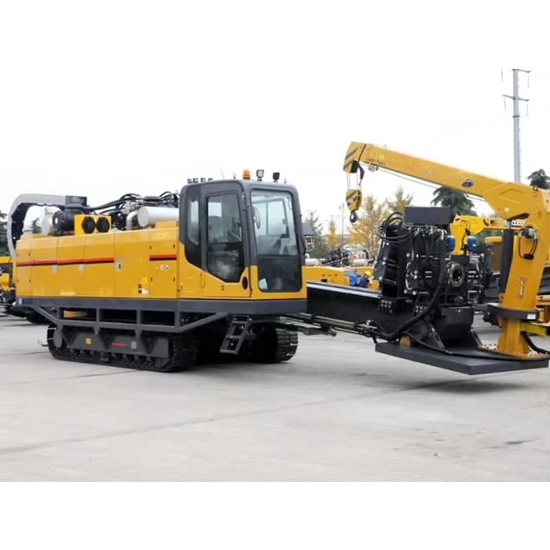 Trapano a coclea orizzontale Trapano direzionale Macchina HDD Controllo intelligente per la perforazione di fori profondi della base di costruzione
