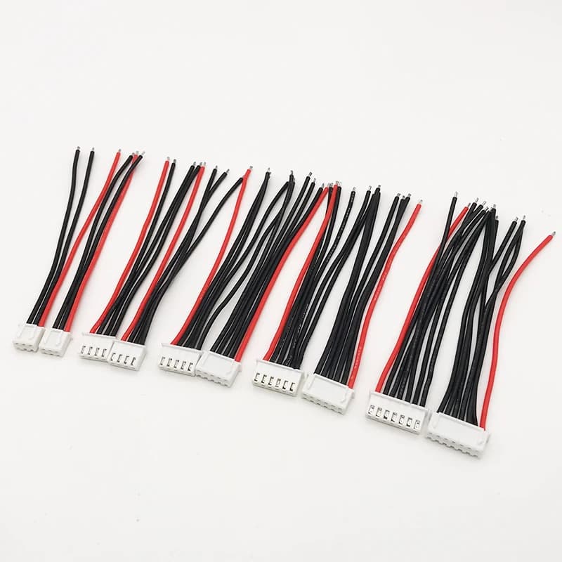 10 pz/lotto 1S/2S/3S/4S/5S/6S/8S Lipo Bilanciamento Della Batteria Cavo del Caricatore Per IMAX B6 B8 Connettore Spina Linea di Ricarica Bilanciata modello RC