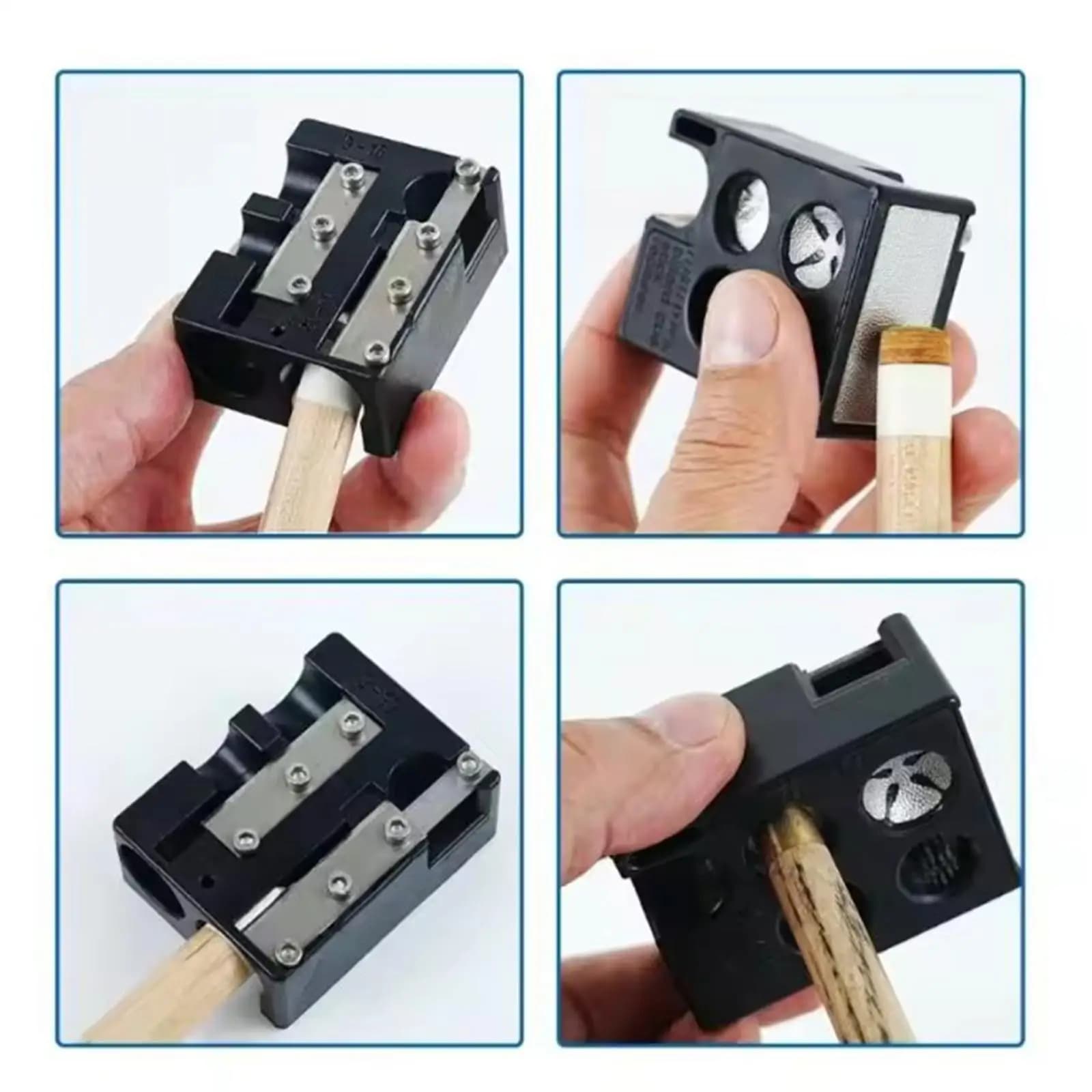 Compact Pool Cue Tip Shaper Billiards Cue Repairer Lightweight Multipurpose Tool for Tournament Practice