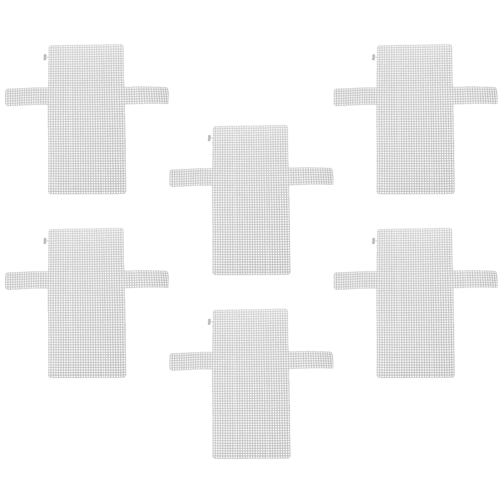 6Pcs Bag DIY Plate Premium Plastic Weaving Board Craft Tool for Handwoven Handbags Embroidery Crochet Knitting Accessories